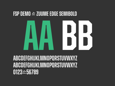 FSP DEMO - Zuume Edge SemiBold