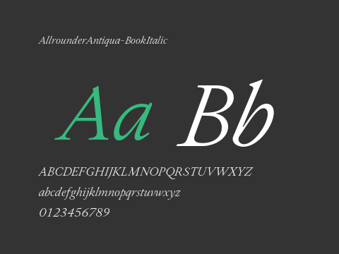 AllrounderAntiqua-BookItalic