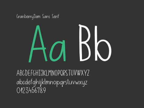 CranberryJam Sans Serif