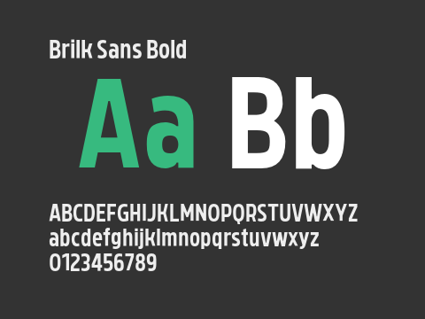 Brilk Sans Bold