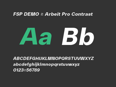 FSP DEMO - Arbeit Pro Contrast