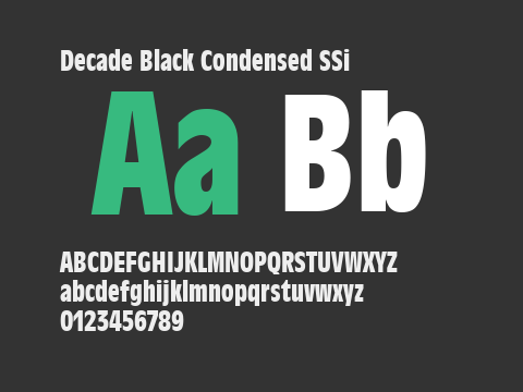 Decade Black Condensed SSi