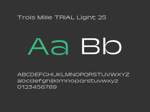 Trois Mille TRIAL Light 25