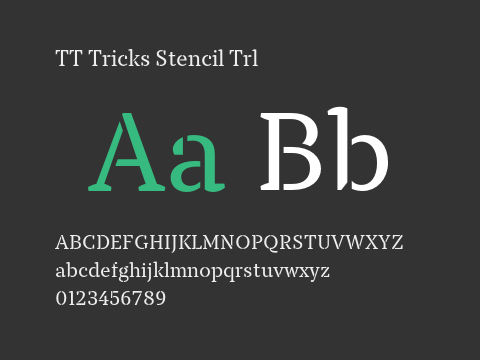 TT Tricks Stencil Trl