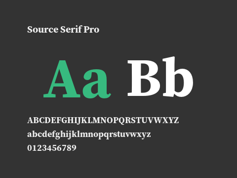 Source Serif Pro