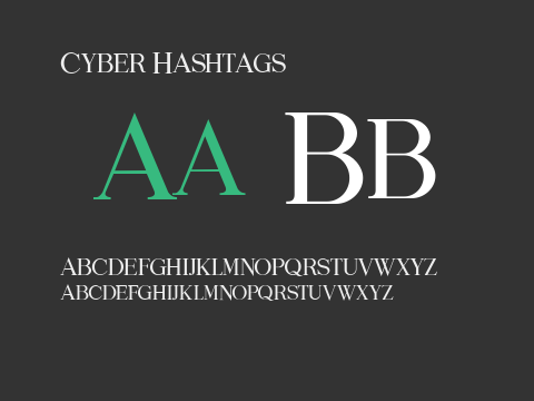 Cyber Hashtags