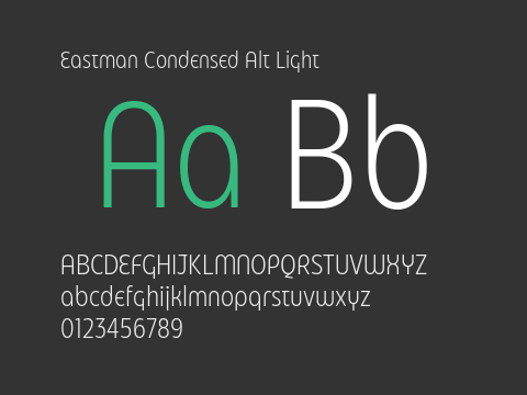 Eastman Condensed Alt Light