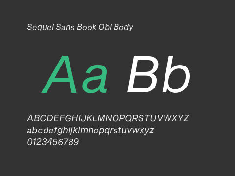 Sequel Sans Book Obl Body