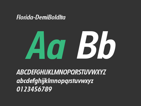 Florida-DemiBoldIta