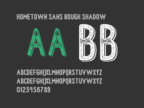 Hometown Sans Rough Shadow