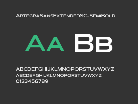 ArtegraSansExtendedSC-SemiBold