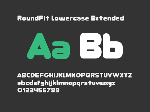 RoundFit Lowercase Extended