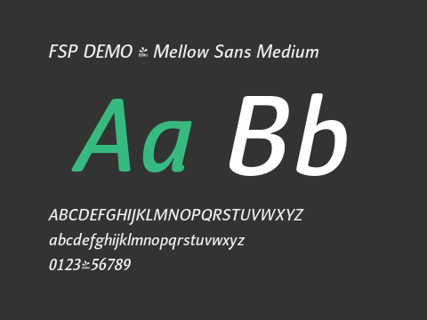 FSP DEMO - Mellow Sans Medium