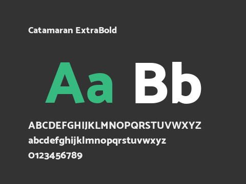 Catamaran ExtraBold