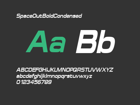 SpaceOutBoldCondensed