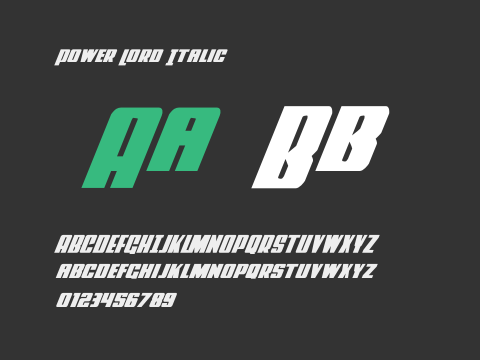 Power Lord Italic