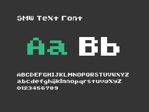 SMW Text Font