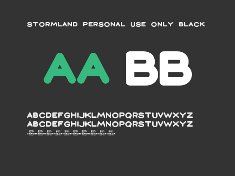 Stormland PERSONAL USE ONLY Black