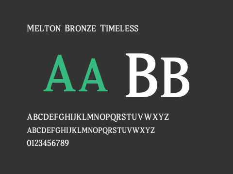 Melton Bronze Timeless