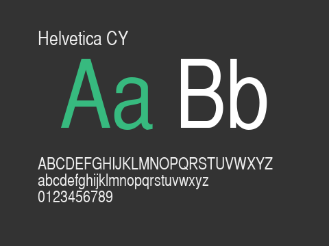 Helvetica CY