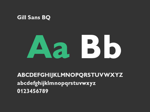 Gill Sans BQ