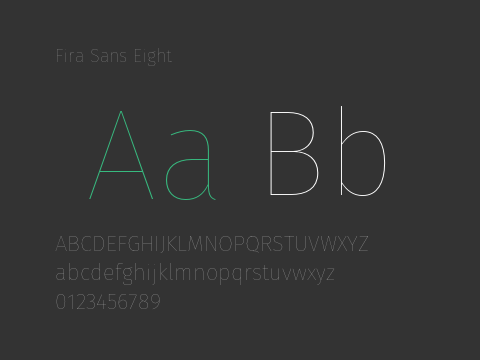 Fira Sans Eight