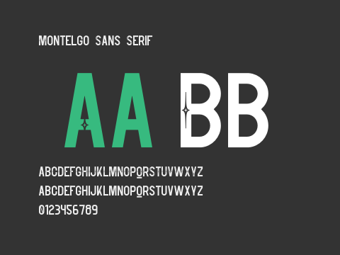 Montelgo Sans Serif