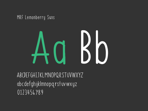 MRF Lemonberry Sans