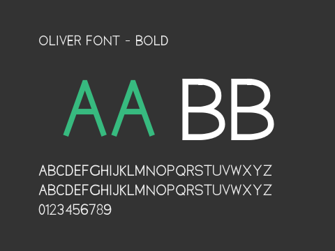 Oliver Font - Bold