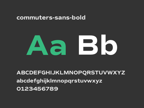 commuters-sans-bold