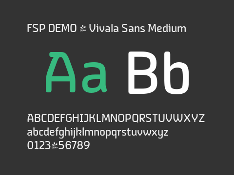 FSP DEMO - Vivala Sans Medium