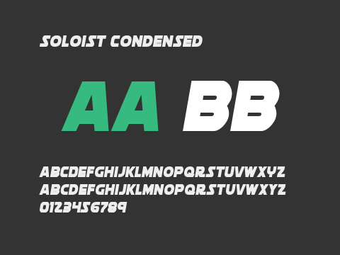 Soloist Condensed