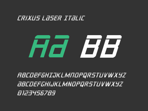 Crixus Laser Italic