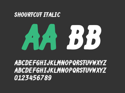 Shourtcut Italic