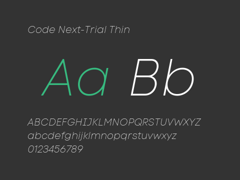 Code Next-Trial Thin