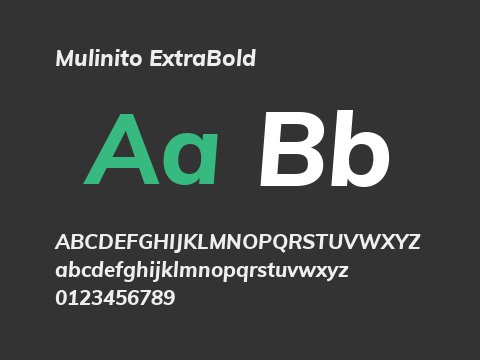 Mulinito ExtraBold