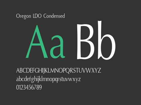 Oregon LDO Condensed