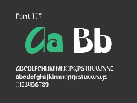 Font 107