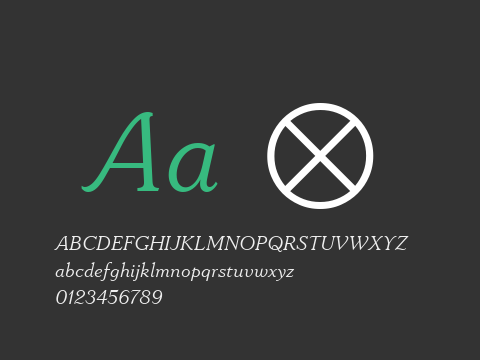 LaFarge Book Italic