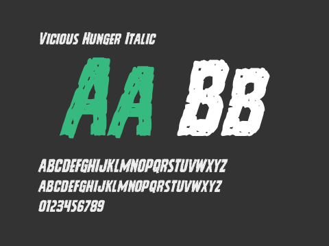 Vicious Hunger Italic