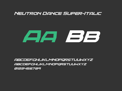 Neutron Dance Super-Italic