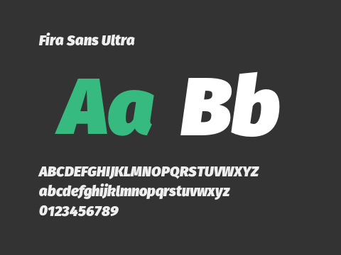 Fira Sans Ultra