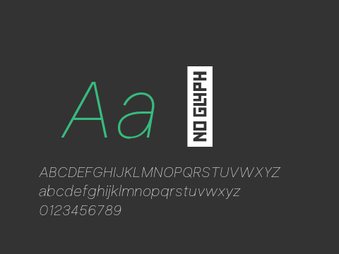 Humber-ThinItalic