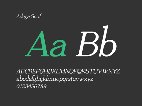 Adega Serif