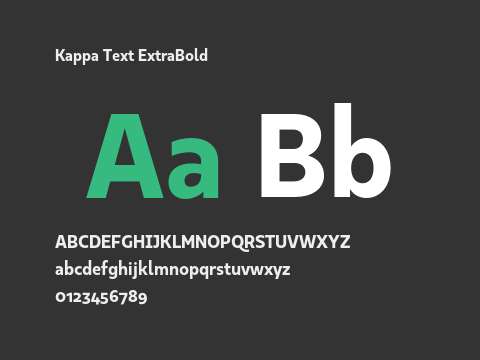 Kappa Text ExtraBold