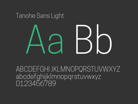 Tanohe Sans Light