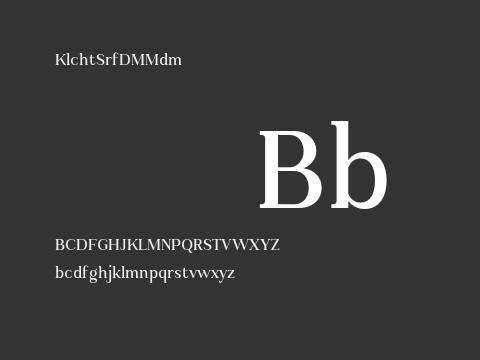 Kulachat Serif DEMO Medium