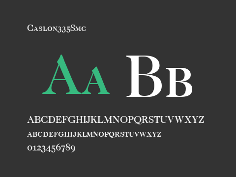 Caslon335Smc