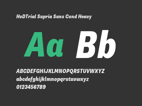 HvDTrial Supria Sans Cond Heavy