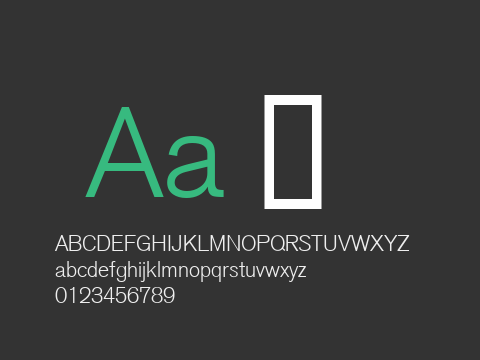 Akzidenz Grotesk Light